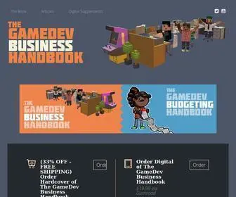GamedevBizbook.com(The GameDev Business Handbook) Screenshot