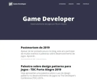 Gamedeveloper.com.br(Game Developer Home) Screenshot