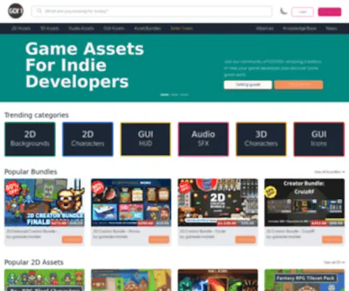 GamedevMarket.net(GameDev Market) Screenshot