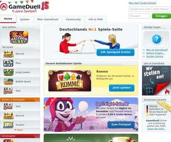 Gameduell.de(Mit Freunden Online kostenlose Spiele spielen) Screenshot