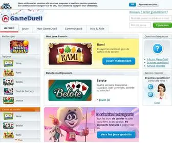 Gameduell.fr(Jeux en ligne gratuits sur GameDuell) Screenshot