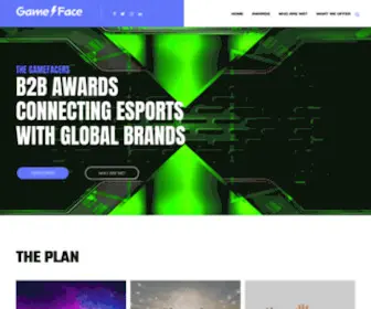 Gameface.xyz(Amplifying esports to global brands) Screenshot