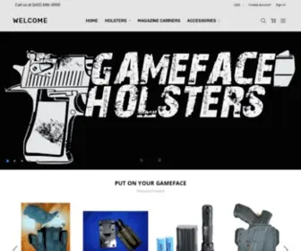 Gamefaceholsters.com(Game Face Holsters) Screenshot
