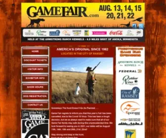 Gamefair.com(America’s Original Sport and Outdoor Show) Screenshot