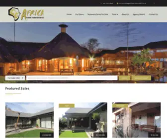 Gamefarmestates.co.za(Africa Game Farm Estates) Screenshot