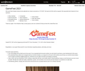 Gamefest.org(GameFest 2023) Screenshot