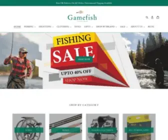 Gamefishltd.co.uk(Fly fishing equipment) Screenshot