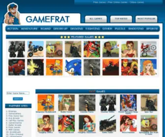 Gamefrat.com(Gamefrat) Screenshot