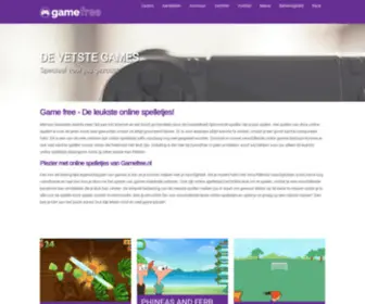 Gamefree.nl(Game free) Screenshot