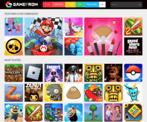 Gamefrom.com(Gamefrom) Screenshot