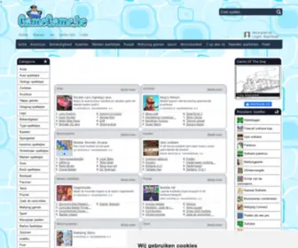GameGame.be(Gratis online spelletjes op gamegame de leukste site van Belgie) Screenshot