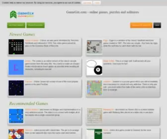 Gamegix.com(Online games and puzzles) Screenshot
