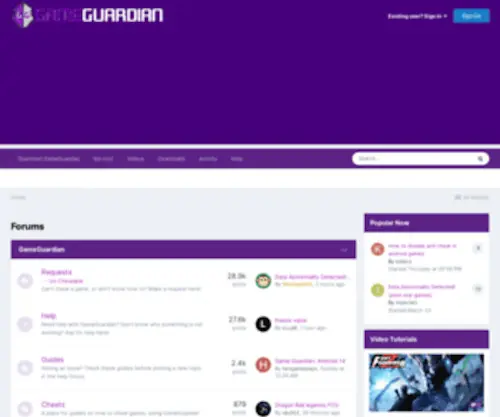 Gameguardian.net(Forums) Screenshot