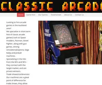 Gamehire.co.nz(Arcade Game Hire Auckland Pinball Game Rentals for Events) Screenshot