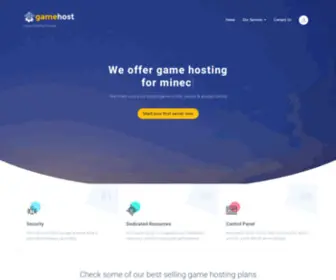 Gamehost.solutions(Minecraft Hosting from 2.49€) Screenshot