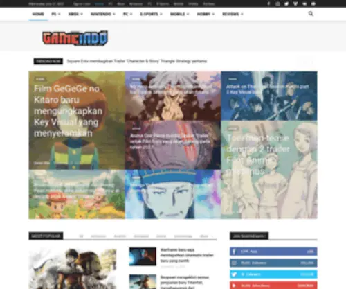 Gameindo.com(Situs nya Gamer Indonesia since 2001) Screenshot