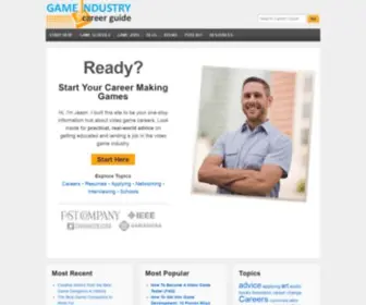 Gameindustrycareerguide.com(Game Industry Career Guide) Screenshot