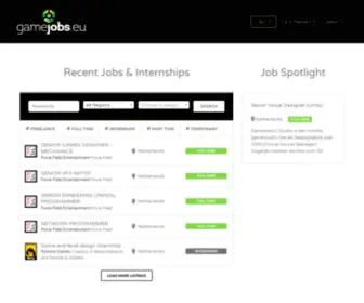 Gamejobs.eu(Game Industry Jobs) Screenshot
