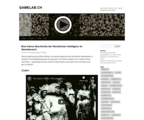 Gamelab.ch(SWISS GAMEDESIGN & GAMES) Screenshot