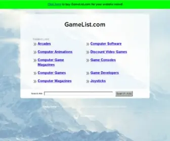 Gamelist.com(The Leading Video Games Site on the Net) Screenshot