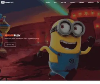 Gameloftlive.com(This is Gameloft official website) Screenshot