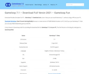 Gameloop7.one(Gameloop 7.1) Screenshot