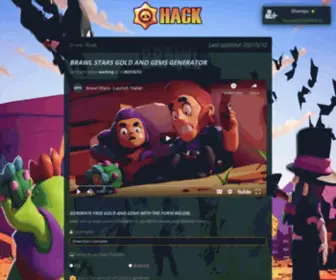 Gamelovers.xyz(Brawl Starts Gold and Gems Generator) Screenshot