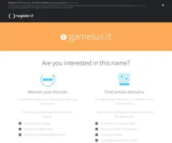 Gamelux.it(Gamelux) Screenshot