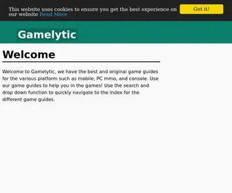 Gamelytic.com(Gamelytic) Screenshot