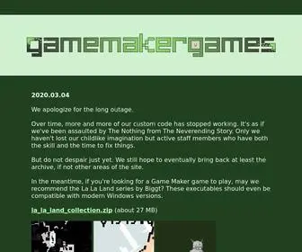 Gamemakergames.com(Game Maker Games) Screenshot
