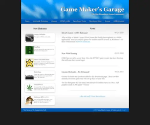 Gamemakersgarage.com(Gamemakersgarage) Screenshot
