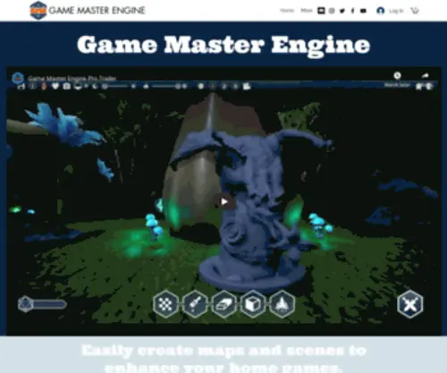 Gamemasterengine.com(Dungeon Master tools) Screenshot