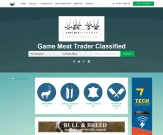 Gamemeattrader.co.za(Game Meat Trader) Screenshot