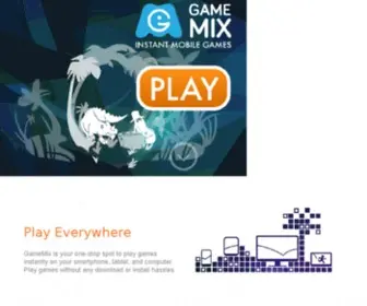 Gamemix.com(We're excited to share some big news) Screenshot