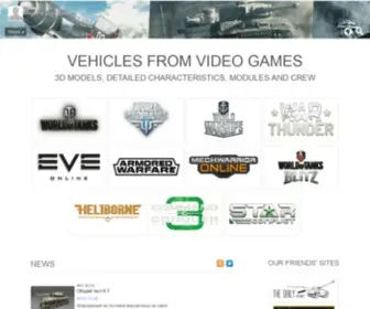 Gamemodels3D.com(Vehicles from video games) Screenshot