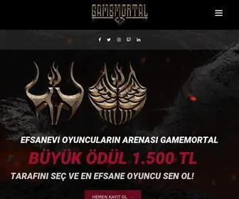 Gamemortal.com(Yeni Nesil Dijital Yarışma Programı) Screenshot