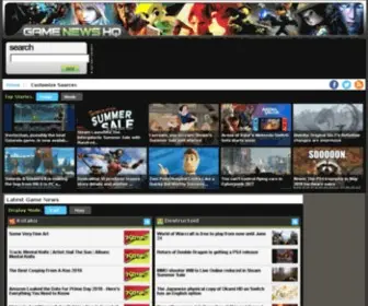 Gamenewshq.com(Gaming News) Screenshot