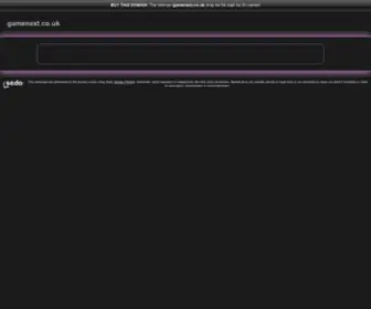 Gamenext.co.uk(Online games) Screenshot