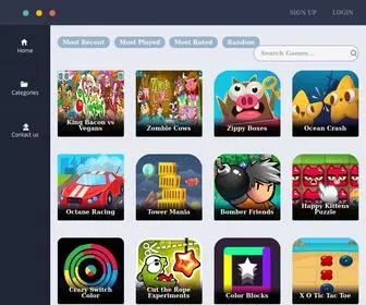 Gamenooks.com(Leading Website to Play Free games) Screenshot