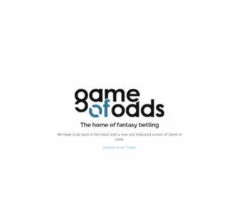 Gameofodds.com(Sports prediction) Screenshot