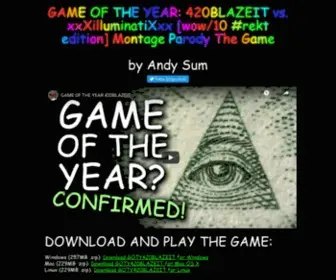 Gameoftheyear420Blazeit.com(GAME OF THE YEAR 420BLAZEIT by Andy Sum) Screenshot
