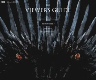Gameofthrones.com(Game of Thrones Viewer's Guide) Screenshot