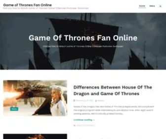 Gameofthronesfan.org(Game of Thrones Fan Online) Screenshot