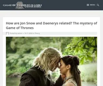 Gameofthronesseason.com(Game Of Thrones Season 3) Screenshot