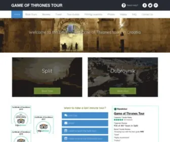 Gameofthronestourcroatia.com(Game of Thrones Tour) Screenshot