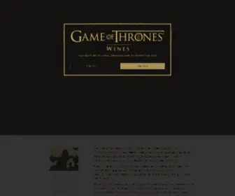 Gameofthroneswines.com(Game of Thrones Wines) Screenshot