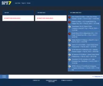 Gameon7.com(Gameon7) Screenshot