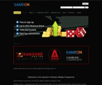 Gameonpartners.com(Gameonpartners) Screenshot