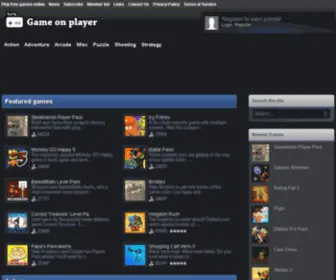 Gameonplayer.com(Gaming Social Media Network) Screenshot