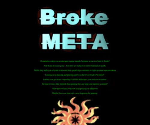 Gameopen.com(Broke META) Screenshot